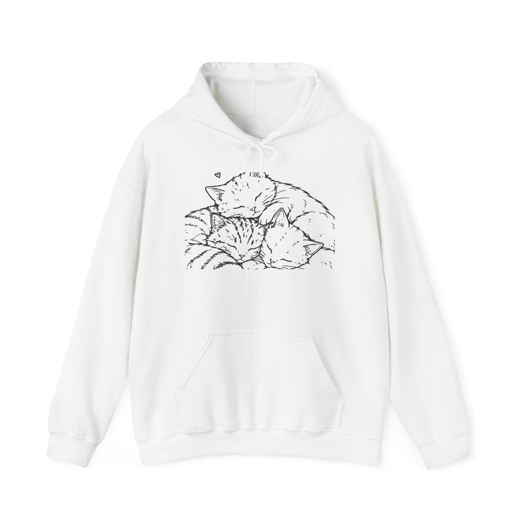 Cozy Cat Hoodie — "All We Need Is a Nap" Cozy Cat Lover Pullover
