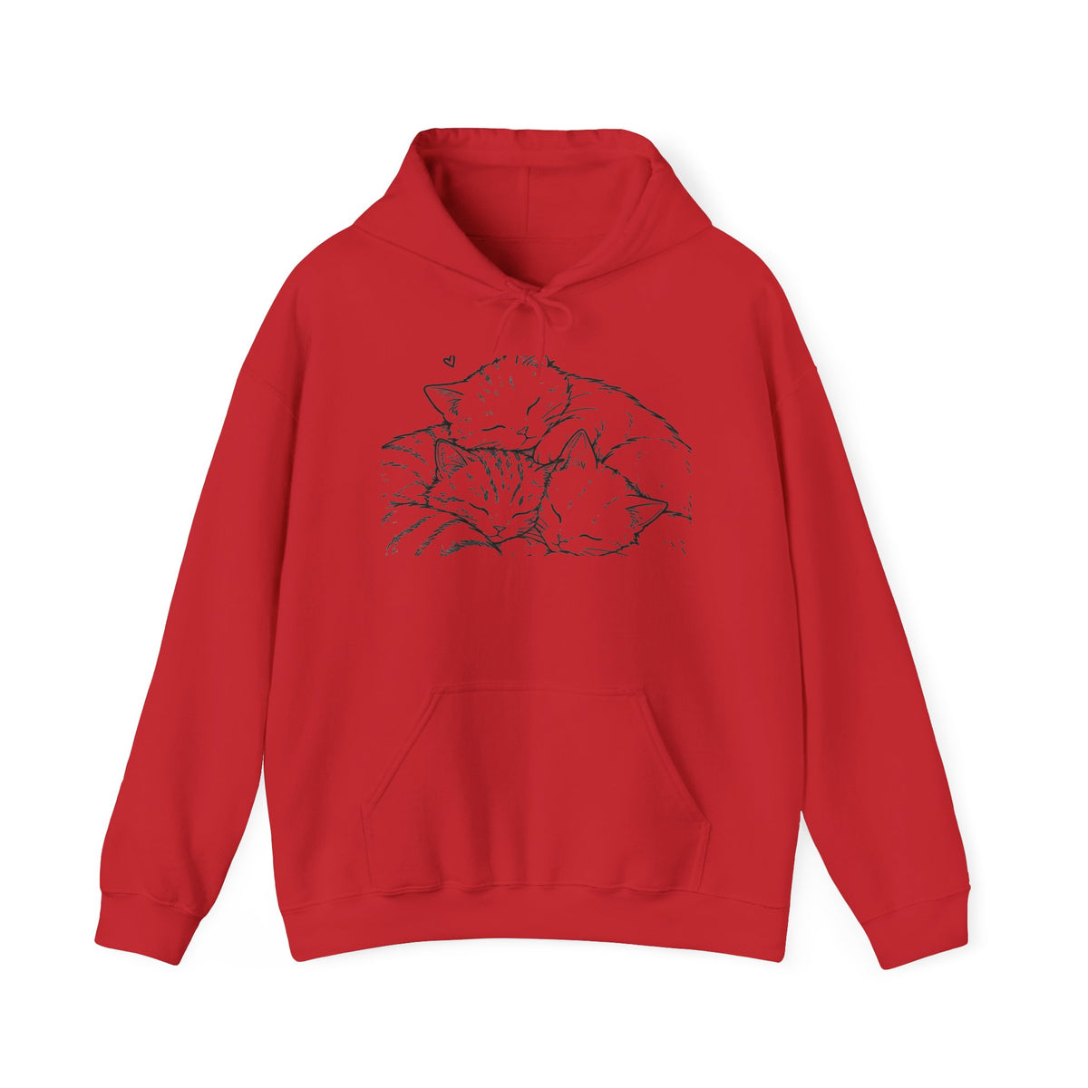 Cozy Cat Hoodie — "All We Need Is a Nap" Cozy Cat Lover Pullover