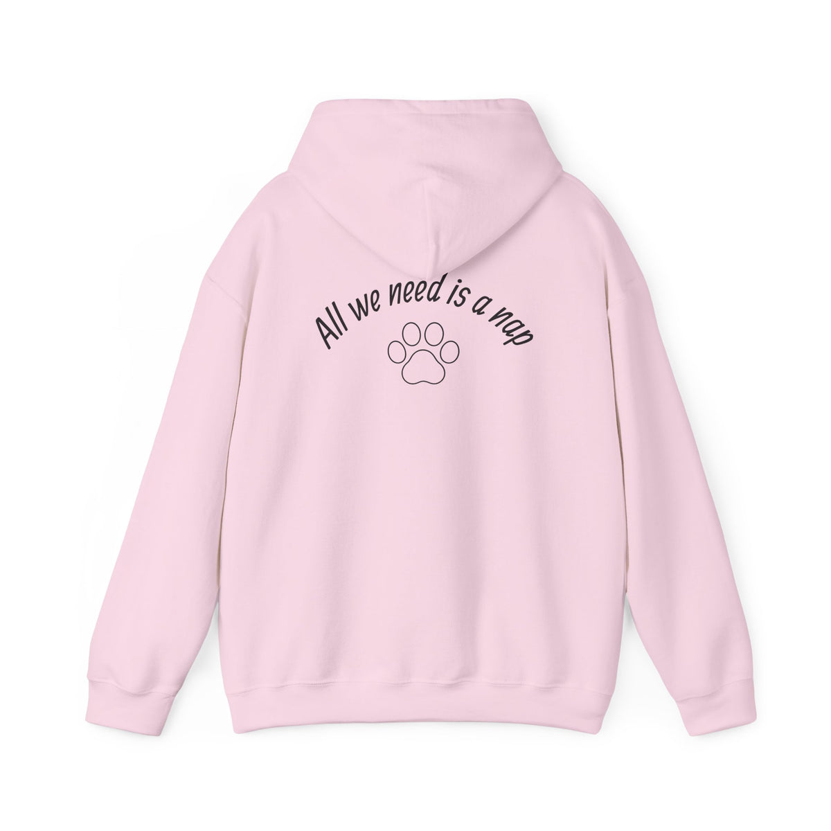 Cozy Cat Hoodie — "All We Need Is a Nap" Cozy Cat Lover Pullover