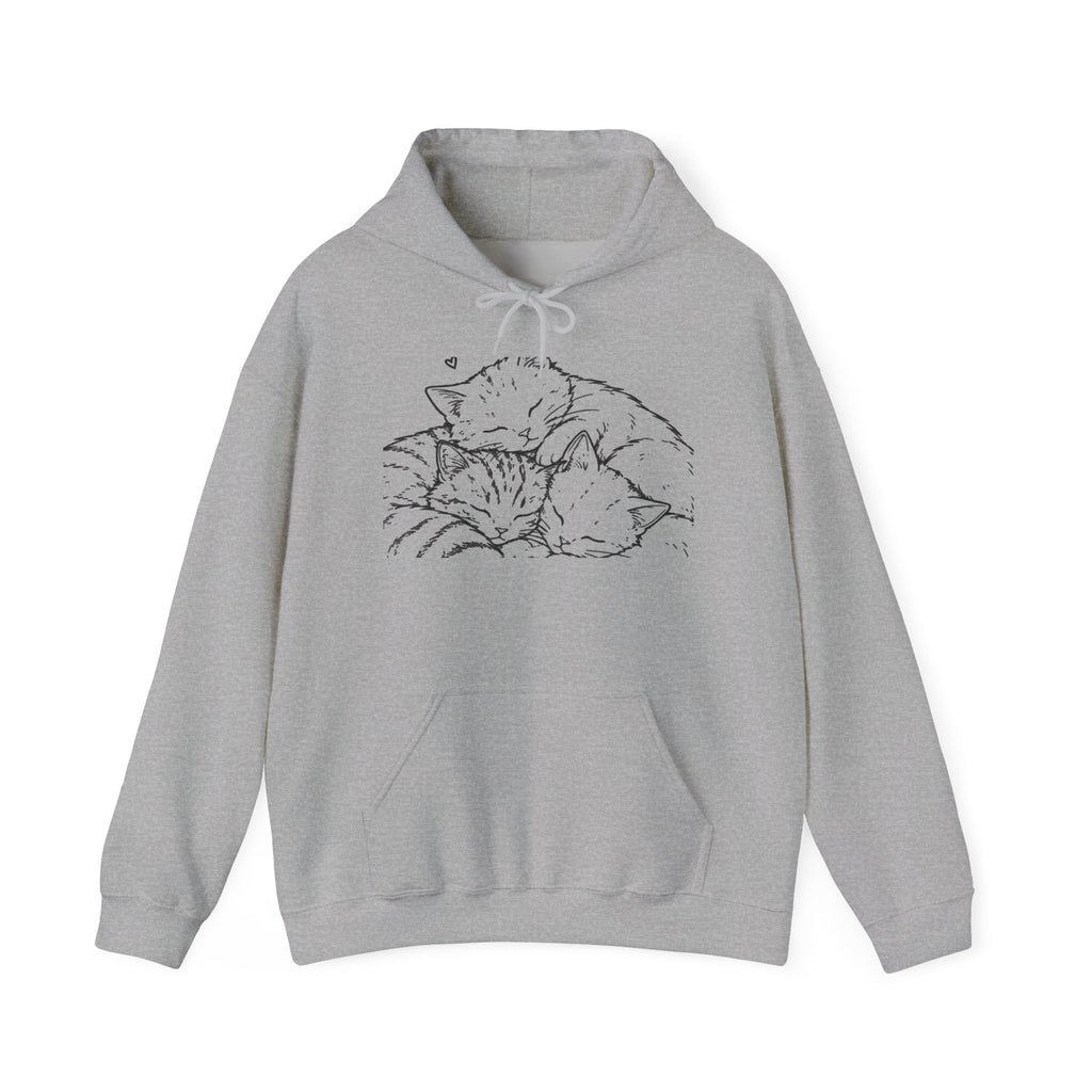 Cozy Cat Hoodie — "All We Need Is a Nap" Cozy Cat Lover Pullover