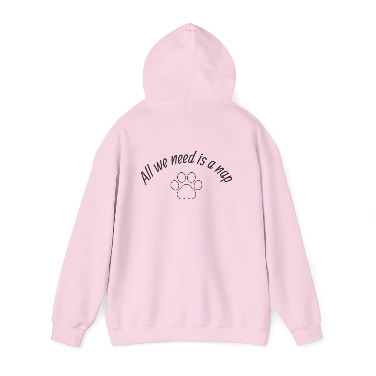 Cozy Cat Hoodie — "All We Need Is a Nap" Cozy Cat Lover Pullover