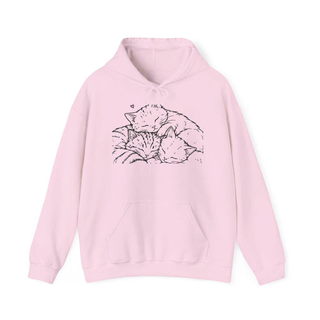 Cozy Cat Hoodie — "All We Need Is a Nap" Cozy Cat Lover Pullover