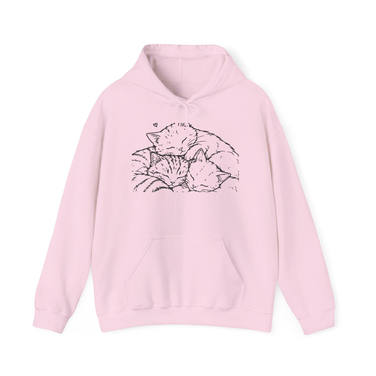 Cozy Cat Hoodie — "All We Need Is a Nap" Cozy Cat Lover Pullover