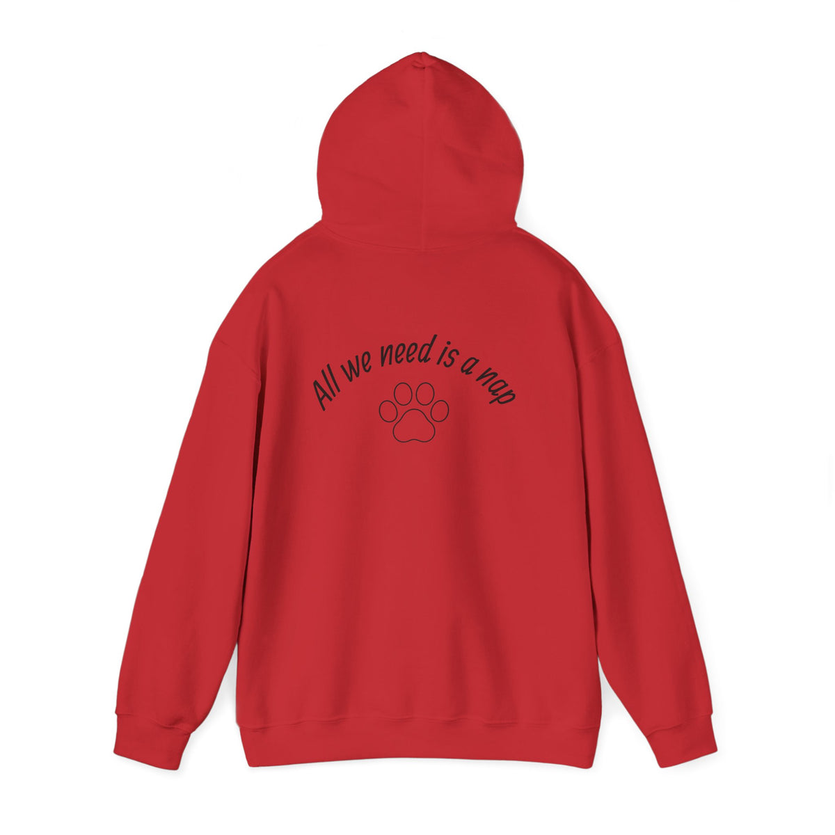 Cozy Cat Hoodie — "All We Need Is a Nap" Cozy Cat Lover Pullover