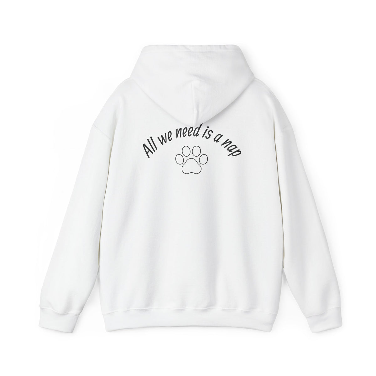 Cozy Cat Hoodie — "All We Need Is a Nap" Cozy Cat Lover Pullover