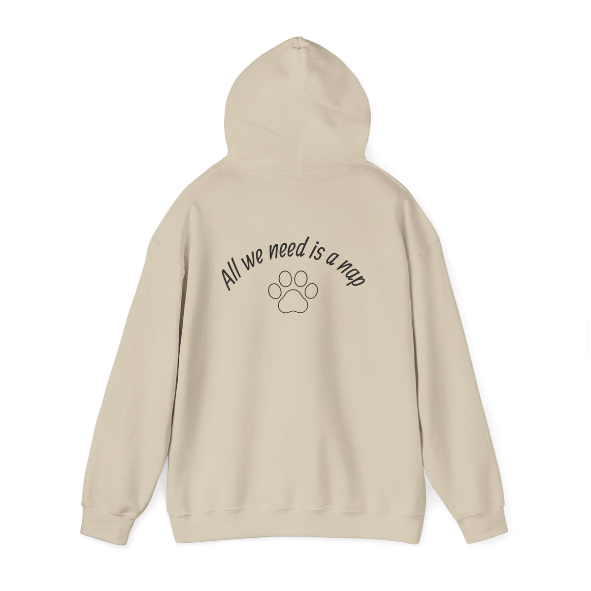 Cozy Cat Hoodie — "All We Need Is a Nap" Cozy Cat Lover Pullover