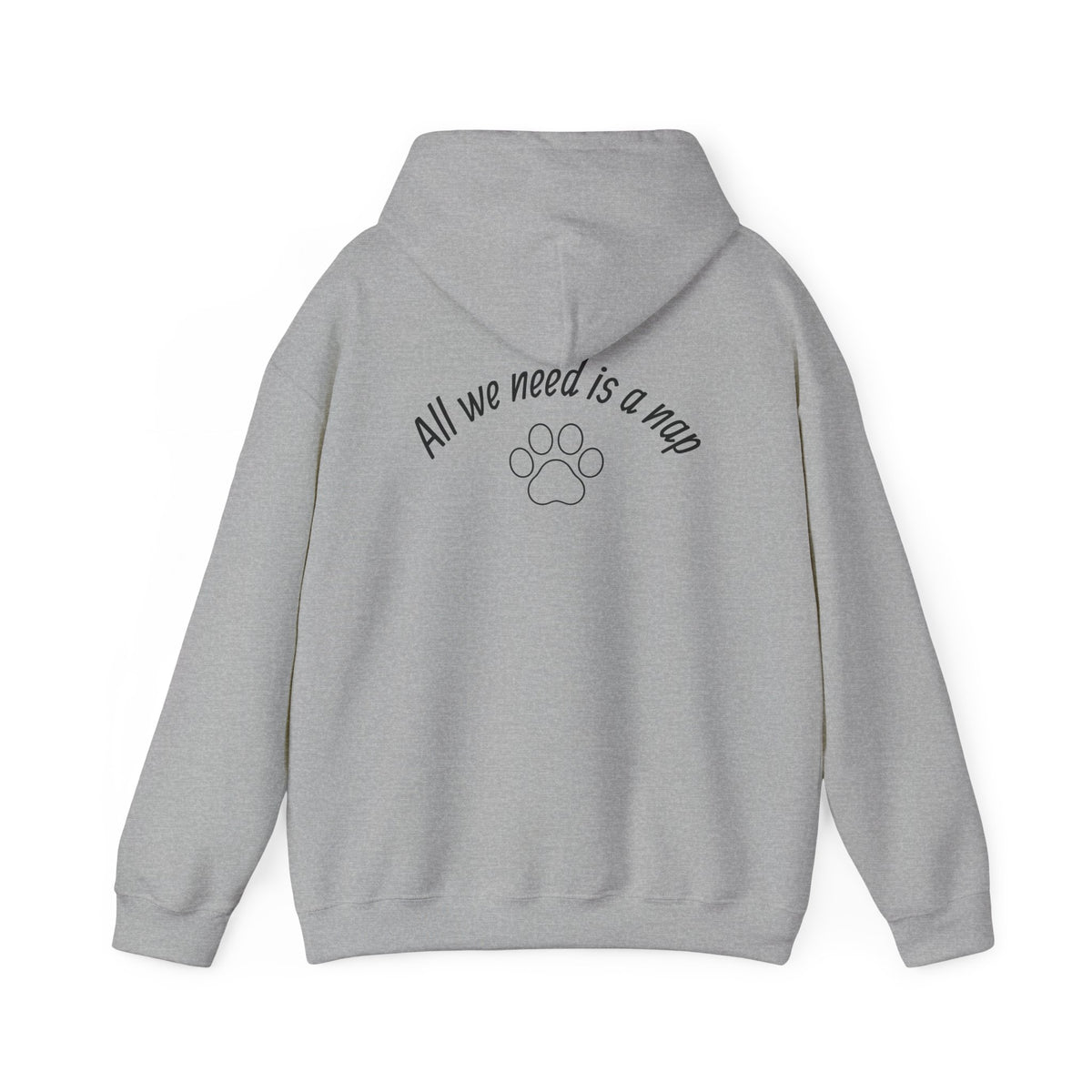 Cozy Cat Hoodie — "All We Need Is a Nap" Cozy Cat Lover Pullover