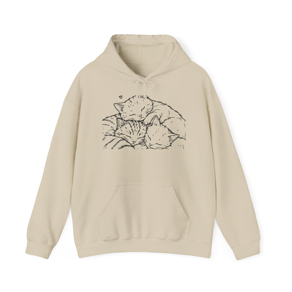 Cozy Cat Hoodie — "All We Need Is a Nap" Cozy Cat Lover Pullover