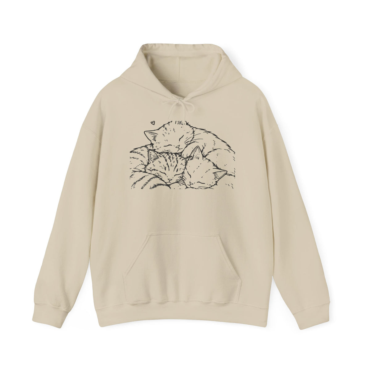 Cozy Cat Hoodie — "All We Need Is a Nap" Cozy Cat Lover Pullover