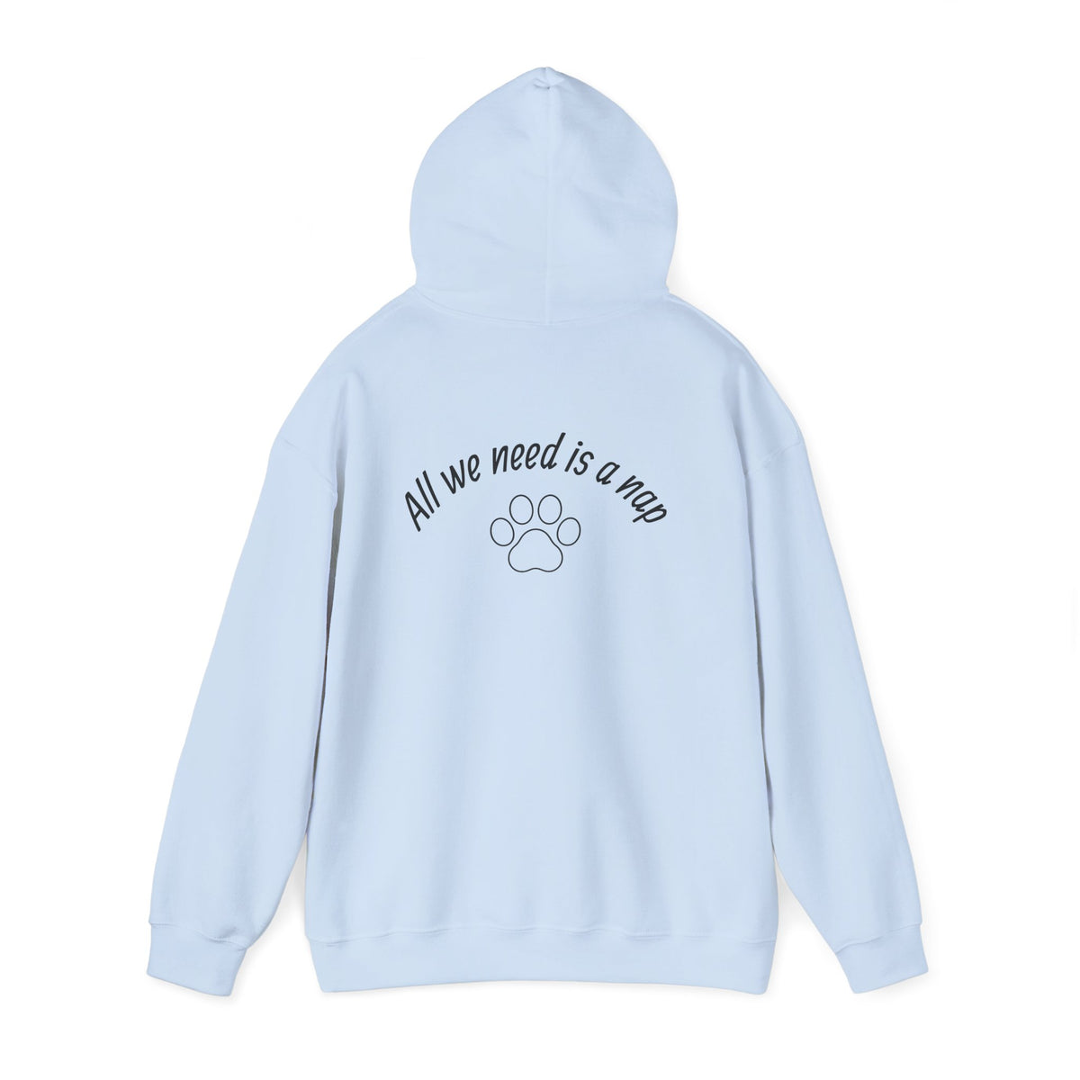 Cozy Cat Hoodie — "All We Need Is a Nap" Cozy Cat Lover Pullover